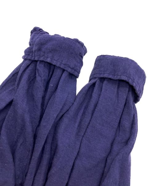 maison de soil（メゾンドソイル）maison de soil (メゾンドソイル) BACK OPENING PULLOVER DRESS WITH MINI PINTUCK ネイビー サイズ:2の古着・服飾アイテム