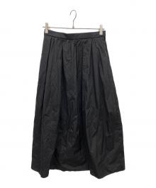 23区（ニジュウサンク）の古着「ナイロンコットンポプリン スカート」｜ブラック