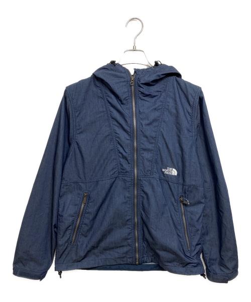 THE NORTH FACE（ザ ノース フェイス）THE NORTH FACE (ザ ノース フェイス) ナイロン デニム コンパクト ジャケット インディゴ サイズ:XL 未使用品の古着・服飾アイテム