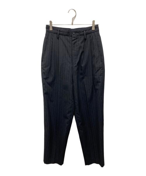 COMME des GARCONS（コムデギャルソン）COMME des GARCONS (コムデギャルソン) ピストライプタックパンツ ネイビー サイズ:Mの古着・服飾アイテム