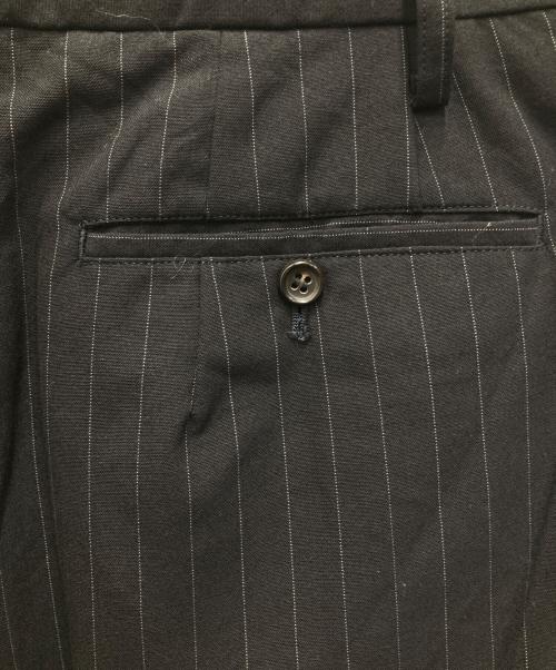 COMME des GARCONS（コムデギャルソン）COMME des GARCONS (コムデギャルソン) ピストライプタックパンツ ネイビー サイズ:Mの古着・服飾アイテム