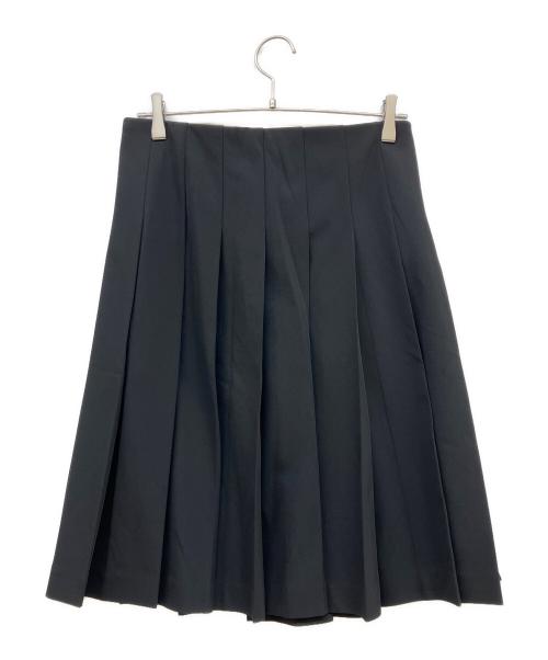 COMME des GARCONS（コムデギャルソン）COMME des GARCONS (コムデギャルソン) ボックスプリーツラップスカート ブラック サイズ:Sの古着・服飾アイテム