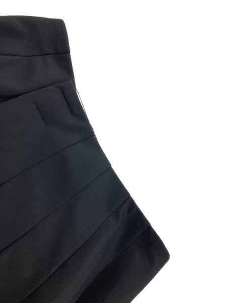 COMME des GARCONS（コムデギャルソン）COMME des GARCONS (コムデギャルソン) ボックスプリーツラップスカート ブラック サイズ:Sの古着・服飾アイテム