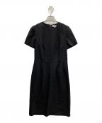 COMME des GARCONS COMME des GARCONSコムデギャルソン コムデギャルソン）の古着「ウールブレンドS/Sワンピース」｜ブラック