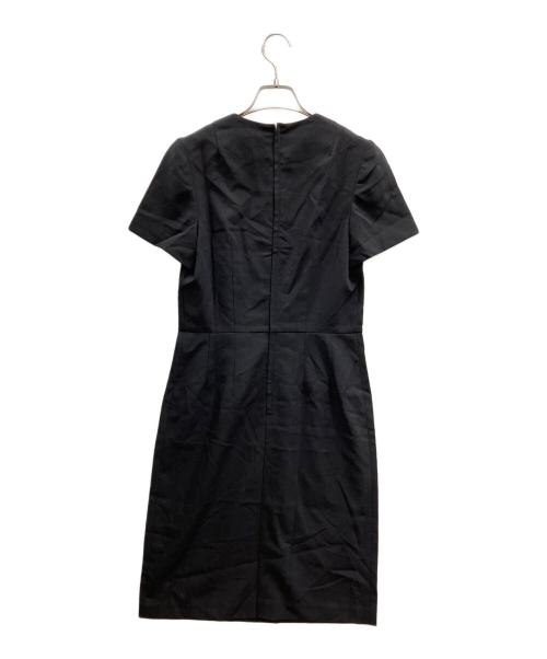 COMME des GARCONS COMME des GARCONS（コムデギャルソン コムデギャルソン）COMME des GARCONS COMME des GARCONS (コムデギャルソン コムデギャルソン) ウールブレンドS/Sワンピース ブラック サイズ:XSの古着・服飾アイテム