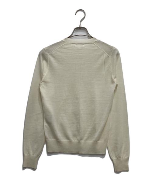 COMME des GARCONS（コムデギャルソン）COMME des GARCONS (コムデギャルソン) クルーネックニット オフホワイト サイズ:Mの古着・服飾アイテム