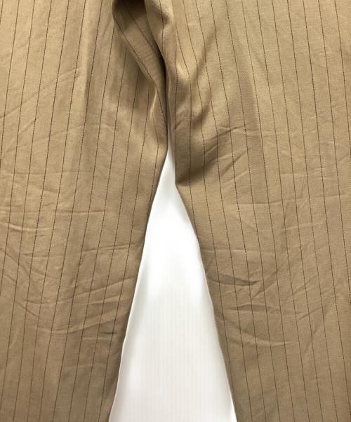 BEDWIN &THE HEARTBREAKERS（ベドウィンアンドザ ハートブレイカーズ）BEDWIN &THE HEARTBREAKERS (ベドウィンアンドザ ハートブレイカーズ) 10L PIN-STRIPE PANTS ベージュ サイズ:２の古着・服飾アイテム
