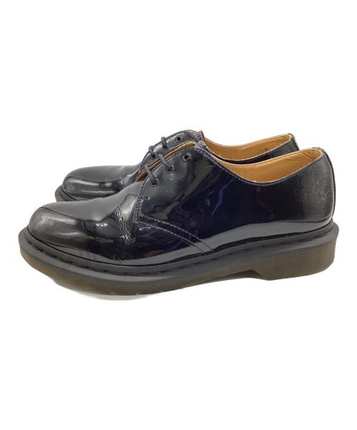 Dr.Martens（ドクターマーチン）Dr.Martens (ドクターマーチン) BEAMS (ビームス) 別注パテント3ホールシューズ ブラック サイズ:28CMの古着・服飾アイテム
