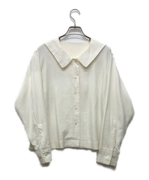 MARGARET HOWELL（マーガレットハウエル）MARGARET HOWELL (マーガレットハウエル) SILK POPLIN アイボリー サイズ:2の古着・服飾アイテム