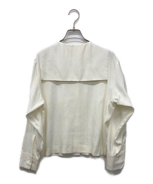 MARGARET HOWELL（マーガレットハウエル）MARGARET HOWELL (マーガレットハウエル) SILK POPLIN アイボリー サイズ:2の古着・服飾アイテム