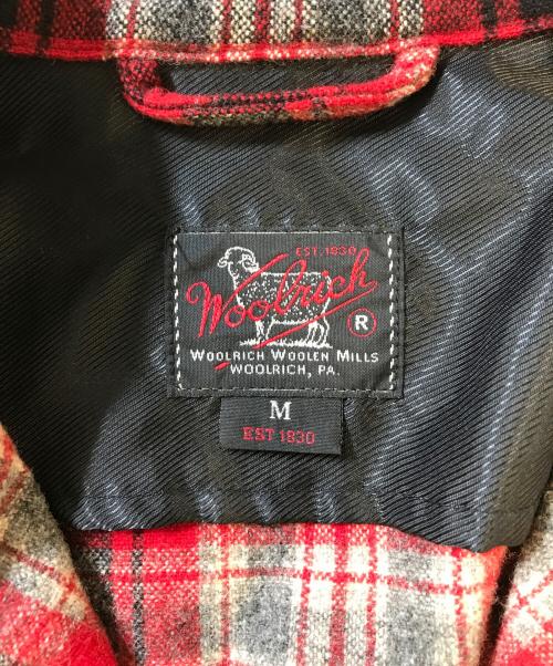 WOOLRICH（ウールリッチ）WOOLRICH (ウールリッチ) フランネルテーラードジャケット レッド サイズ:Mの古着・服飾アイテム