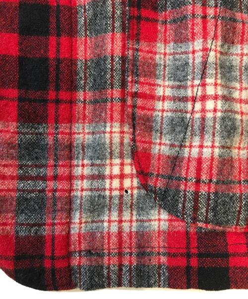 WOOLRICH（ウールリッチ）WOOLRICH (ウールリッチ) フランネルテーラードジャケット レッド サイズ:Mの古着・服飾アイテム