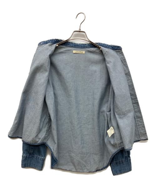 blanc basque（ブランバスク）blanc basque (ブランバスク) パールボタンデニムシャツ インディゴ サイズ:38の古着・服飾アイテム