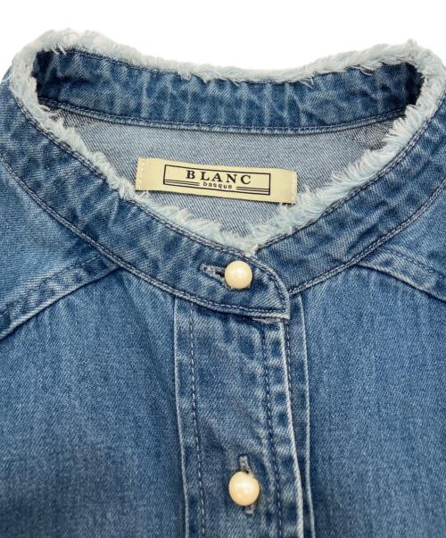 blanc basque（ブランバスク）blanc basque (ブランバスク) パールボタンデニムシャツ インディゴ サイズ:38の古着・服飾アイテム