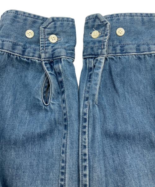 blanc basque（ブランバスク）blanc basque (ブランバスク) パールボタンデニムシャツ インディゴ サイズ:38の古着・服飾アイテム