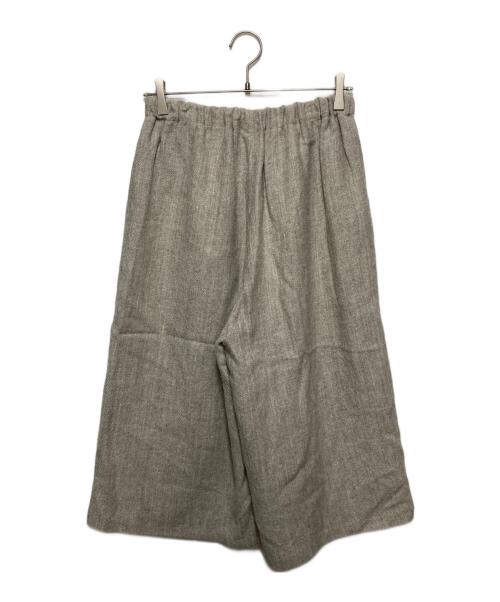 中川政七商店（ナカガワマサシチショウテン）中川政七商店 (ナカガワマサシチショウテン) ウール麻ツイードワイドパンツ ベージュ サイズ:freeの古着・服飾アイテム