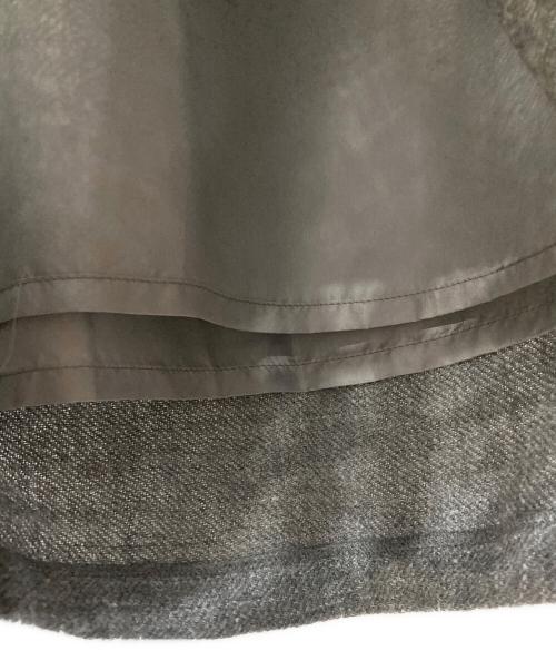 中川政七商店（ナカガワマサシチショウテン）中川政七商店 (ナカガワマサシチショウテン) ウール麻ツイードワイドパンツ グレー サイズ:FREEの古着・服飾アイテム