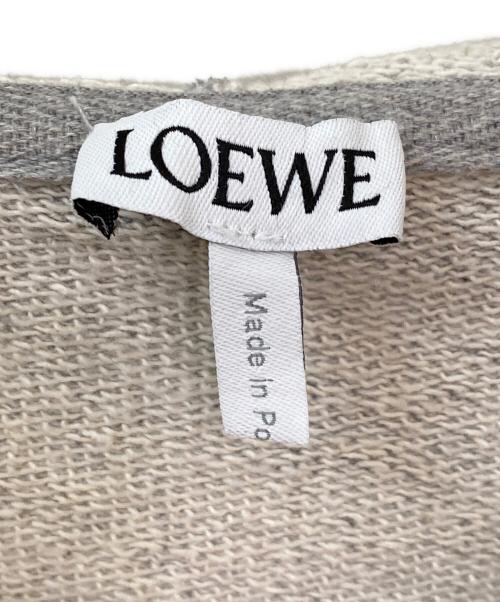 LOEWE（ロエベ）LOEWE (ロエベ) アナグラムコットンパーカー グレー サイズ:Sの古着・服飾アイテム