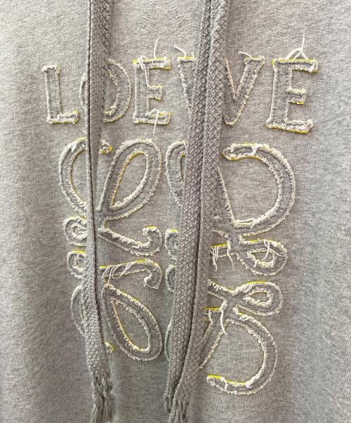 LOEWE（ロエベ）LOEWE (ロエベ) アナグラムコットンパーカー グレー サイズ:Sの古着・服飾アイテム