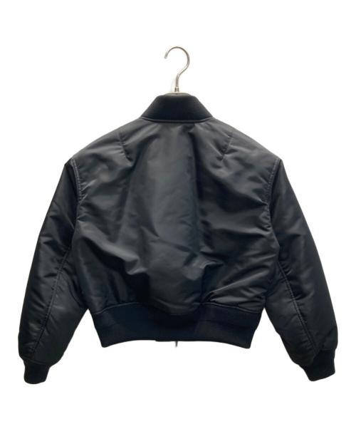ESTNATION（エストネーション）ESTNATION (エストネーション) ボンバージャケット ブラック サイズ:36の古着・服飾アイテム