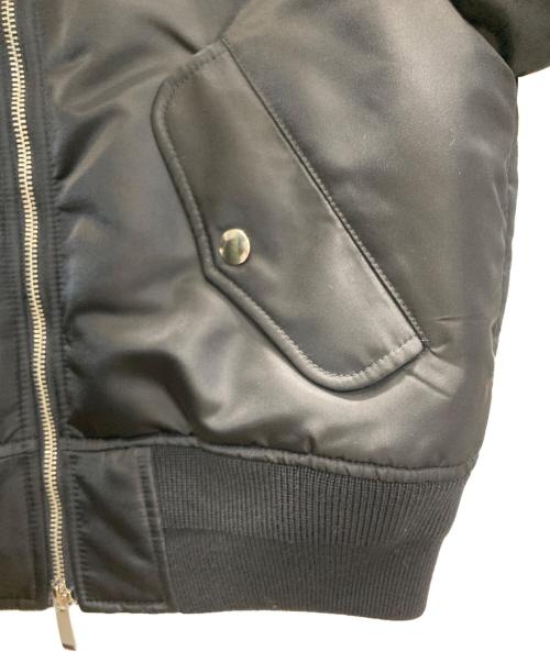 ESTNATION（エストネーション）ESTNATION (エストネーション) ボンバージャケット ブラック サイズ:36の古着・服飾アイテム