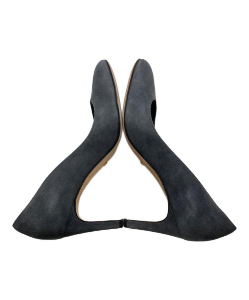 sergio rossi（セルジオロッシ）sergio rossi (セルジオロッシ) スウェードパンプス ネイビー サイズ:35の古着・服飾アイテム