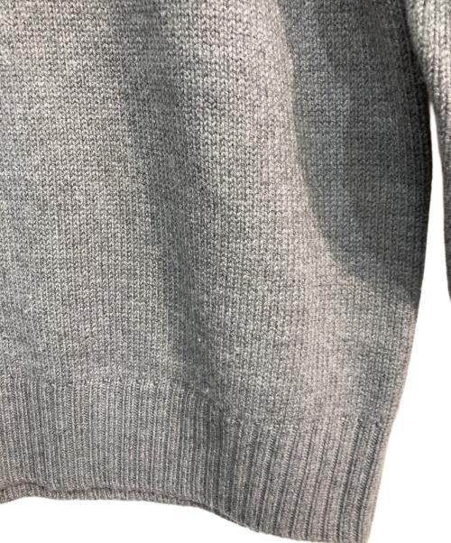 Denham（デンハム）Denham (デンハム) Dロゴクルーネックニット　01-24-12-71-011 グレー サイズ:Lの古着・服飾アイテム