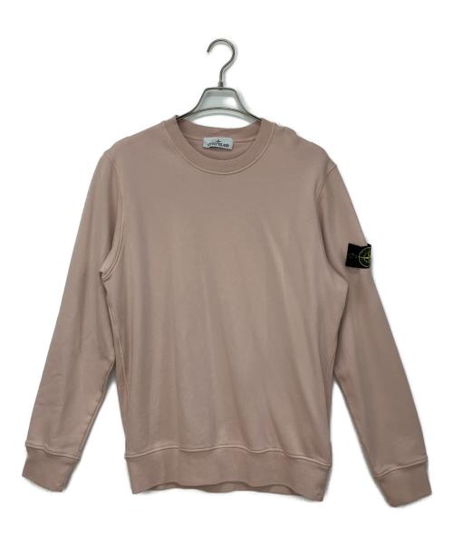STONE ISLAND（ストーンアイランド）STONE ISLAND (ストーンアイランド) ORGANIC COTTON FLEECE ピンク サイズ:Lの古着・服飾アイテム