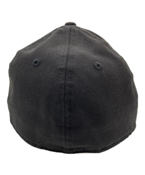 Yohji Yamamoto pour homme（ヨウジヤマモト プールオム）Yohji Yamamoto pour homme (ヨウジヤマモト プールオム) New Era (ニューエラ) レザー切替キャップ ブラック サイズ:7 1/8の古着・服飾アイテム
