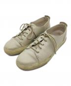 GUCCIグッチ）の古着「レザーシューズ」｜ベージュ