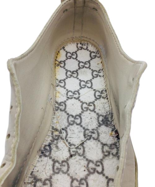 GUCCI（グッチ）GUCCI (グッチ) レザーシューズ ベージュ サイズ:6 1/2の古着・服飾アイテム