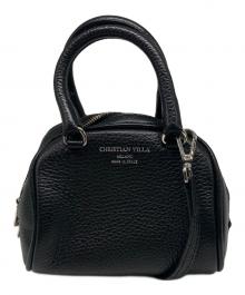CHRISTIAN VILLA（クリスチャンヴィラ）の古着「ミニボストンバッグ」｜ブラック