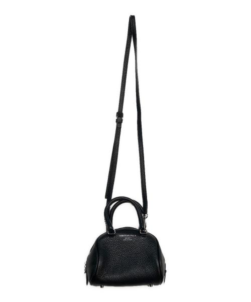 CHRISTIAN VILLA（クリスチャンヴィラ）CHRISTIAN VILLA (クリスチャンヴィラ) ミニボストンバッグ ブラックの古着・服飾アイテム