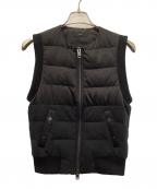 DIESELディーゼル）の古着「中綿ベスト」｜ブラック