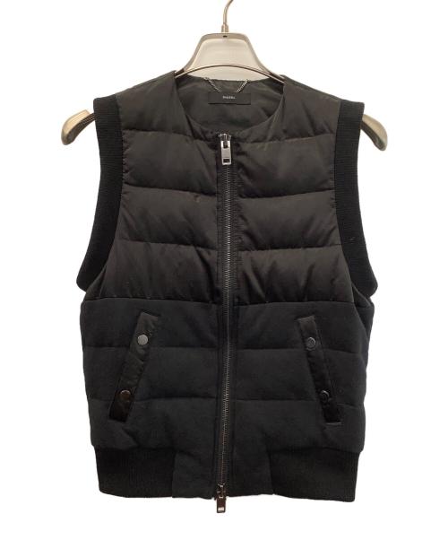 DIESEL（ディーゼル）DIESEL (ディーゼル) 中綿ベスト ブラック サイズ:不明の古着・服飾アイテム