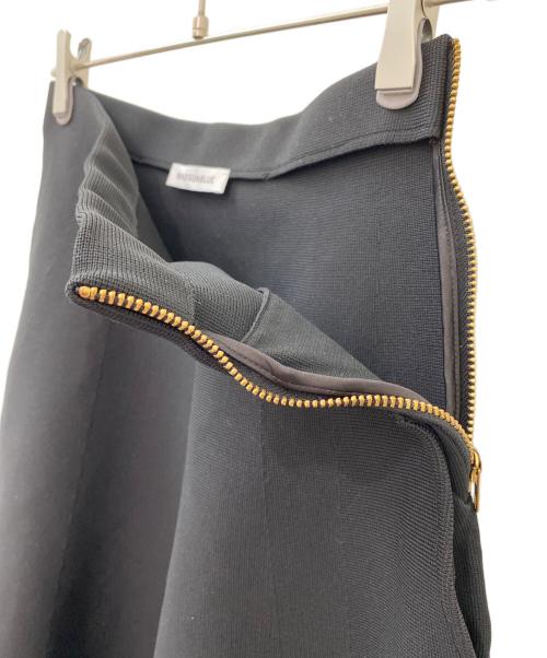 MADISON BLUE（マディソンブルー）MADISON BLUE (マディソンブルー) DOUBLE FACE MI-MOLLET FLARE ブラック サイズ:02の古着・服飾アイテム