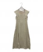 THE PERMANENT EYEザ パーマネント アイ）の古着「cap sleeve tuck dress」｜ベージュ