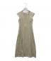 THE PERMANENT EYE（ザ パーマネント アイ）の古着「cap sleeve tuck dress」｜ベージュ