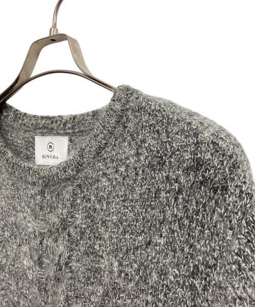 RIVORA（リヴォラ）RIVORA (リヴォラ) カシミヤモヘアニット グレー サイズ:Lの古着・服飾アイテム