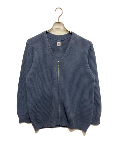 Ron Herman（ロンハーマン）Ron Herman (ロンハーマン) ジップカーディガン ブルー サイズ:Mの古着・服飾アイテム