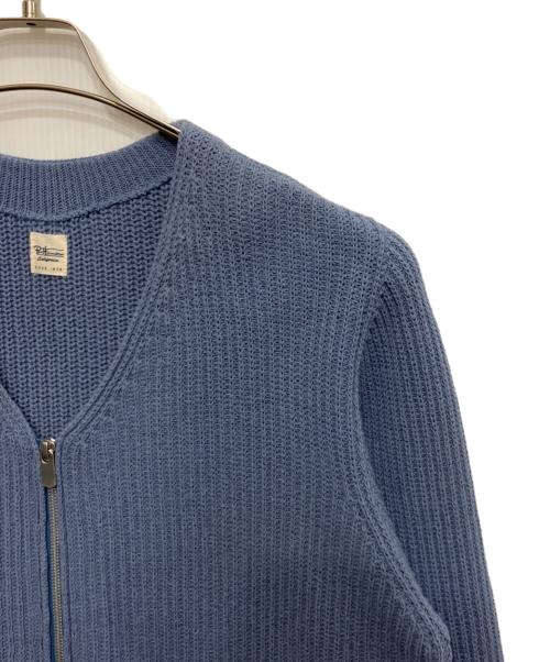 Ron Herman（ロンハーマン）Ron Herman (ロンハーマン) ジップカーディガン ブルー サイズ:Mの古着・服飾アイテム