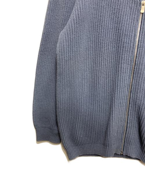 Ron Herman（ロンハーマン）Ron Herman (ロンハーマン) ジップカーディガン ブルー サイズ:Mの古着・服飾アイテム