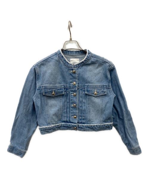 HER LIP TO（ハーリップトゥ）Her lip to (ハーリップトゥ) デニムジャケット インディゴ サイズ:Sの古着・服飾アイテム