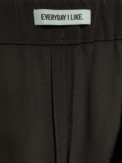 EVERYDAY I LIKE.（エヴリデイ アイ ライク）EVERYDAY I LIKE. (エヴリデイ アイ ライク) Effortless パンツ ブラウン サイズ:34の古着・服飾アイテム