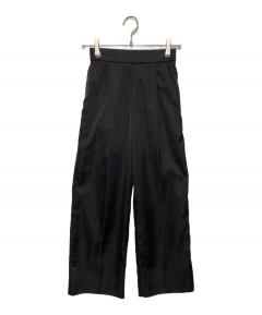 中古・古着通販】yori (ヨリ) セレモニーハンサムパンツ ブラック