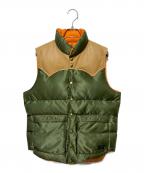 RockyMountainFeatherBed×PORTER×BEAMSロッキーマウンテンフェザーベッド×ポーター×ビームス）の古着「ダウンベスト」｜オリーブ