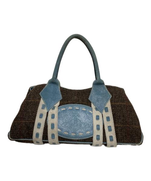 Vivienne Westwood ANGLOMANIA（ヴィヴィアンウエストウッドアングロマニア）Vivienne Westwood ANGLOMANIA (ヴィヴィアンウエストウッドアングロマニア) トートバッグ ブラウンの古着・服飾アイテム