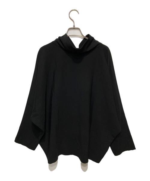 ISSEY MIYAKE（イッセイミヤケ）ISSEY MIYAKE (イッセイミヤケ) ハイネックドルマンスリーブブラウス ブラック サイズ:2の古着・服飾アイテム