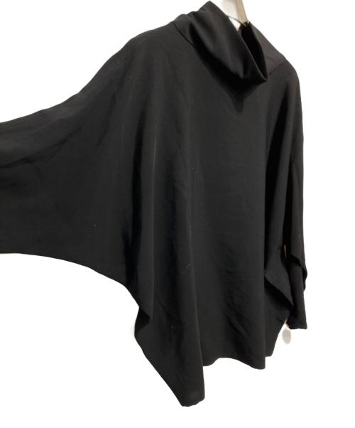 ISSEY MIYAKE（イッセイミヤケ）ISSEY MIYAKE (イッセイミヤケ) ハイネックドルマンスリーブブラウス ブラック サイズ:2の古着・服飾アイテム