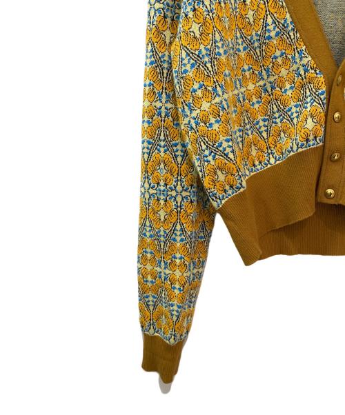 CABAN（キャバン）CABAN (キャバン) Vネックカーディガン イエロー サイズ:Freeの古着・服飾アイテム